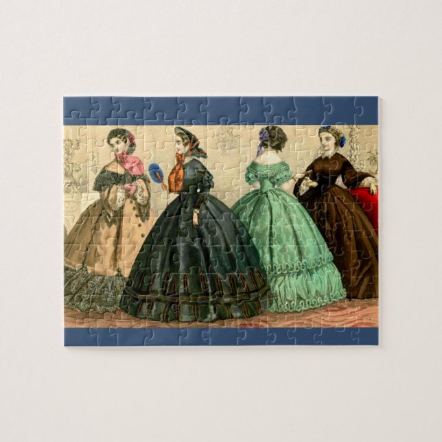 1861 Tysk mode-platta Pussel (Horisontell)