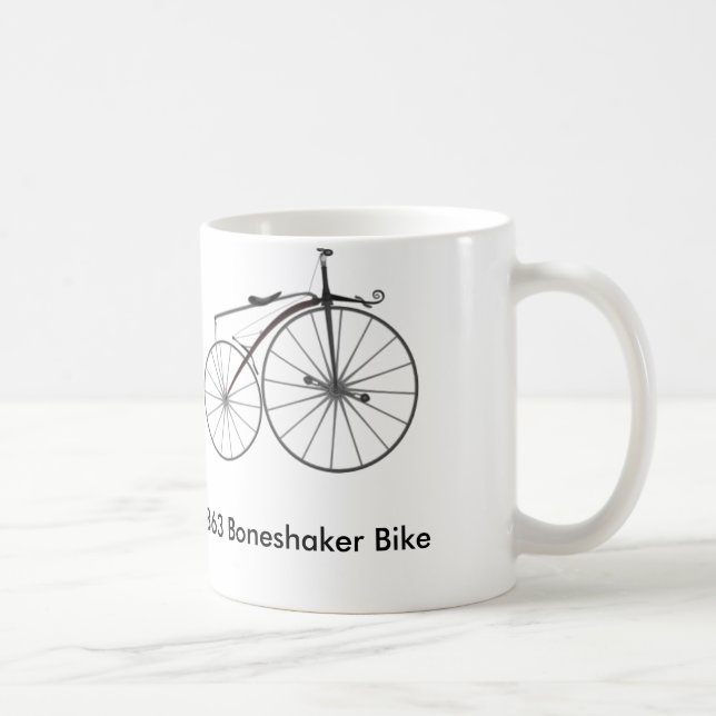 1863 Boneshaker Bike Coffee Mugg (Höger)