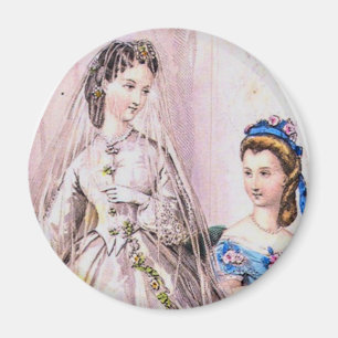 1863 Victorian brud Magnet