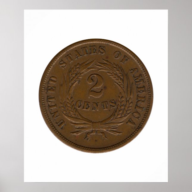 1864 2-Cent Biet Poster (Framsidan)