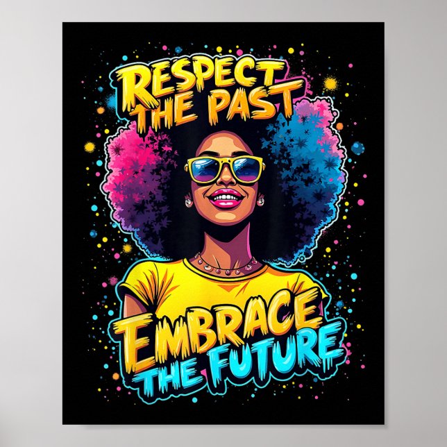 1865 African American Black Que Poster (Framsidan)