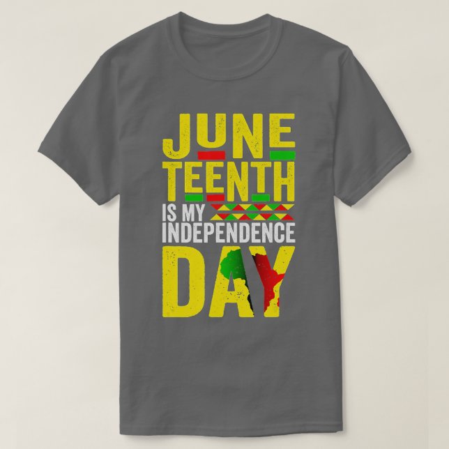 1865 afrikaner i Independence day är mitt 10:e årt T Shirt (Design framsida)