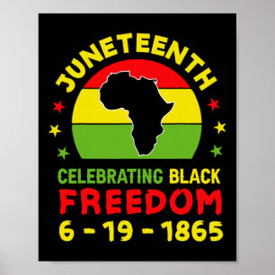 1865 afrikansk svart frihet 1865 poster