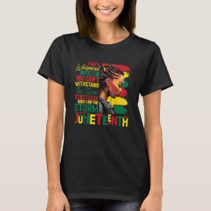 1865 Afrikas Flagga Black Queen Afro T Shirt