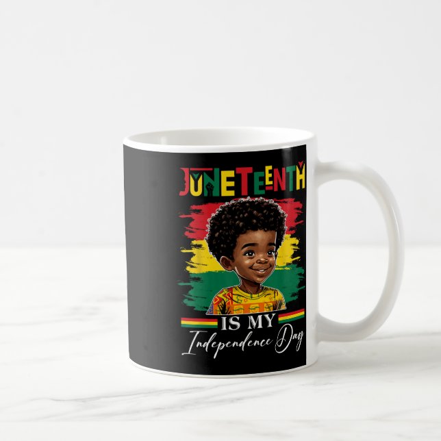 1865 Afro Americ i Independence day Kaffemugg (Höger)