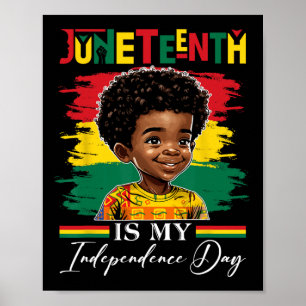 1865 Afro Americ i Independence day Poster