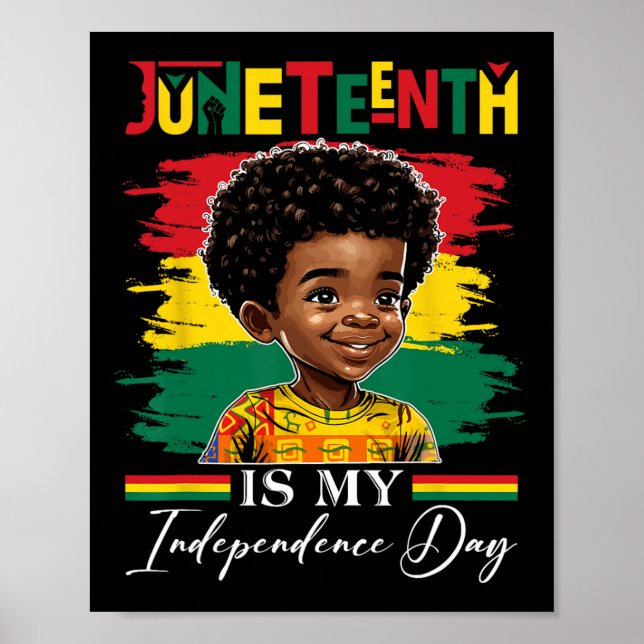 1865 Afro Americ i Independence day Poster (Framsidan)