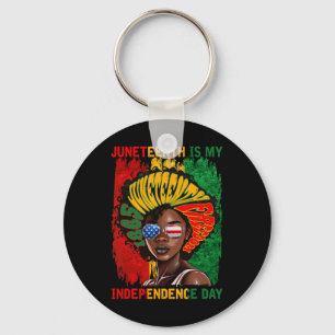 1865 är min afrikanska Flagga i Independence day Nyckelring