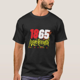 1865 års svarta frihetshistorik månad t shirt