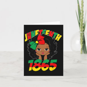 1865 Cute Black Girls Kids Kort