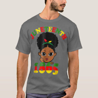 1865 Cute Black Girls Kids T Shirt