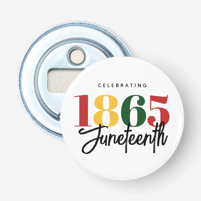 1865: Freedom Black History Firande Flasköppnare (Framsidan)