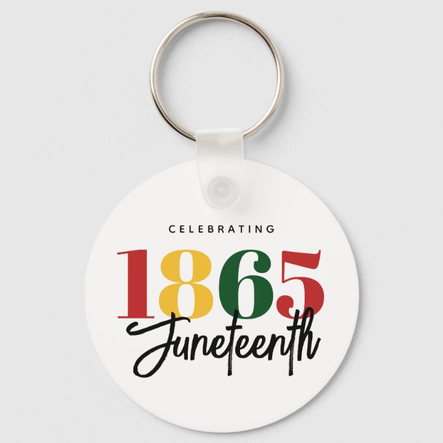 1865: Freedom Black History Firande Nyckelring (Framsida)