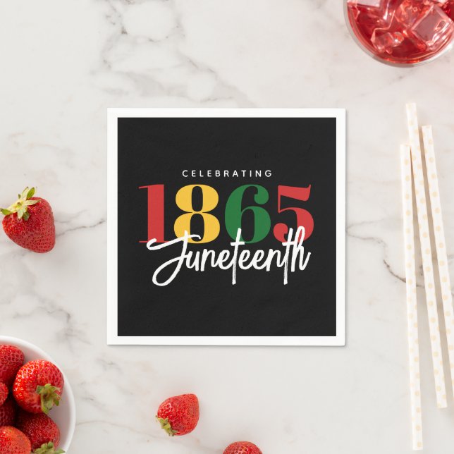 1865: Freedom Black History Firande Pappersservett (Insitu)