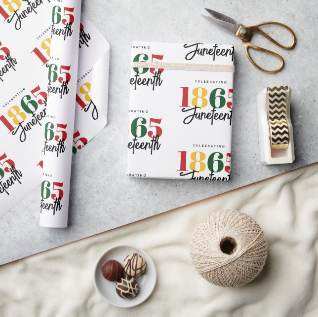 1865: Freedom Black History Firande Presentpapper (Hantverk)