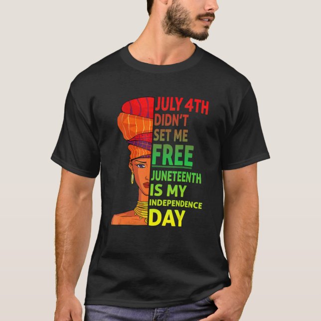 1865 Frihet W T Shirt (Framsida)