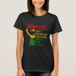 1865: Frihetspartiet Emancipation Day Freedom Pri T Shirt