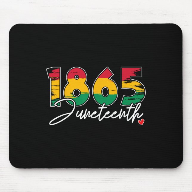 1865 Hjärthjärta 11:e firandet av svart frihet Musmatta (Framsidan)