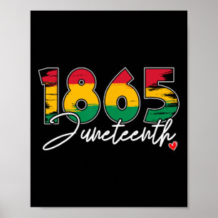 1865 Hjärthjärta 11:e firandet av svart frihet Poster