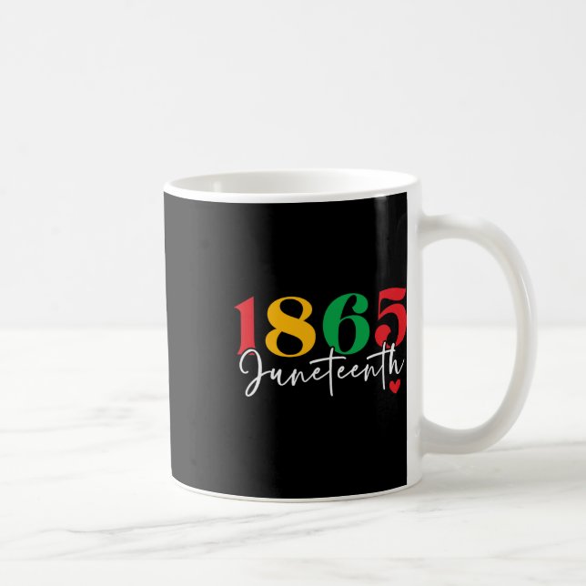 1865 Junetteonde månaden i firandet av svart histo Kaffemugg (Höger)