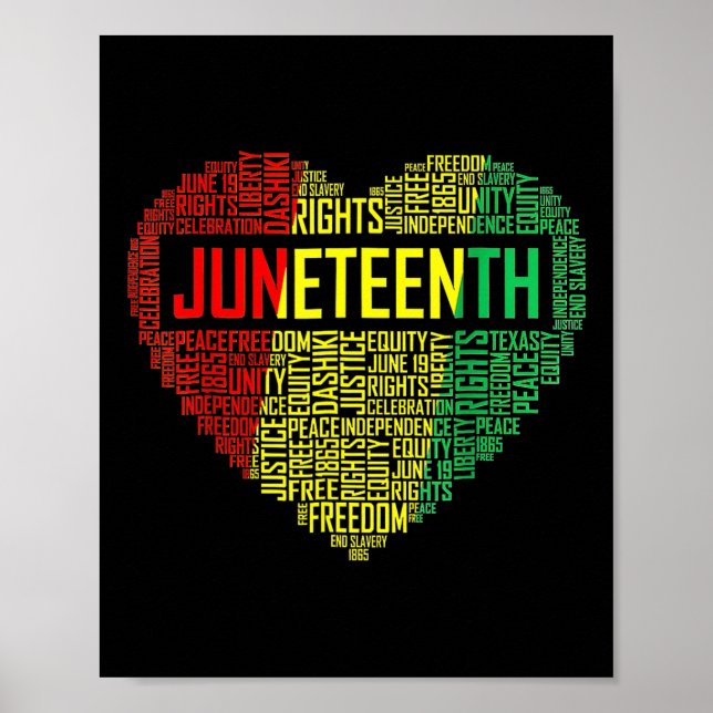 1865 juni 1961: Pridet för svart hjärtsäck Poster (Framsidan)
