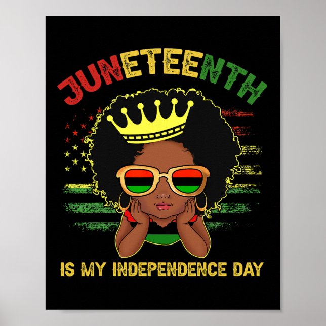 1865 juni är min Independence day-kvinnas barn Poster (Framsidan)