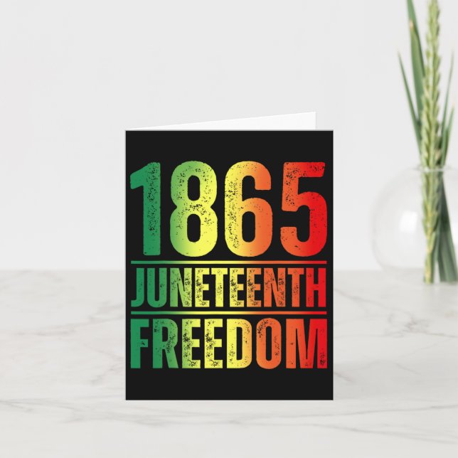 1865 Kvinnor i Manar Junttonde Fria afrikanen Kort (Framsida)