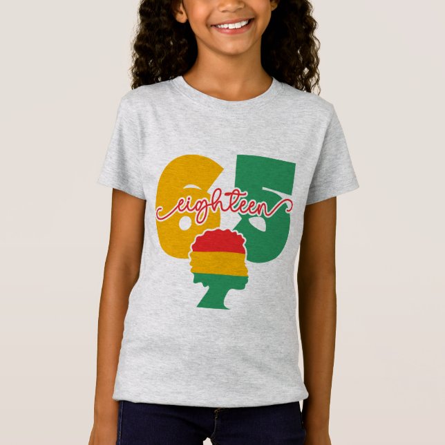 1865 - Svart historia T Shirt (Framsida)