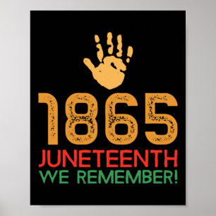1865. Vi minns! 1865 juni Poster