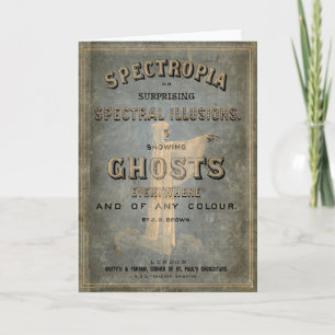 1866 Bok i Spöken - "Spectropa" Kort