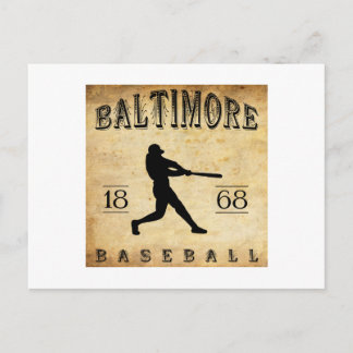 1868 Baltimore Maryland Baseball Vykort