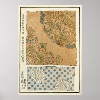 1871 Kinesisk Qingdynastin Antiktryck Poster