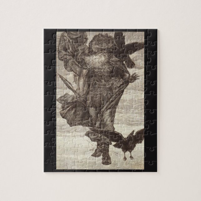 1871 Odin, Norsegud av vishet Pussel (Vertikal)