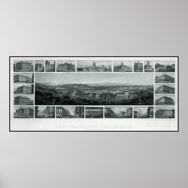 1874 SAN FRANCISCO POSTER (Framsidan)