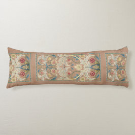 1875 Årgång William Morris Blommönstrad Brodyr Kroppskudde