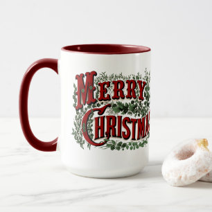 1876 God jul Grönt Mugg