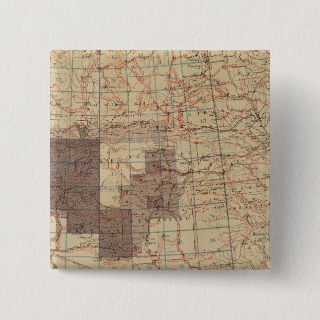 1876 Progress Karta of the US Geographical Surveys Knapp (Framsida)
