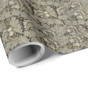 1876 Vintage William Morris Anemone Wrapping Pape Presentpapper