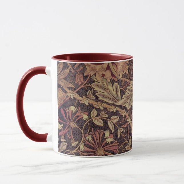 1876 Vintage William Morris Honeysuckle Mugg (Vänster)