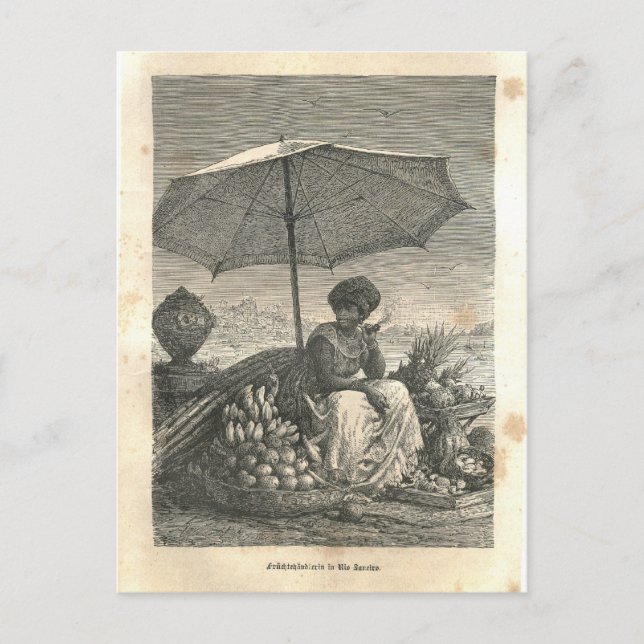 1877 Skriv ut Rio Janeiro, Jorden och dess folk Vykort (Framsida)