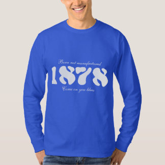 1878 muff bästa för blått long t shirt