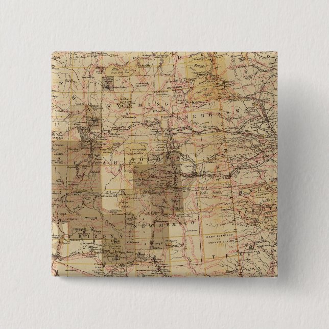 1878 Progress Karta of the US Geographical Surveys Knapp (Framsida)