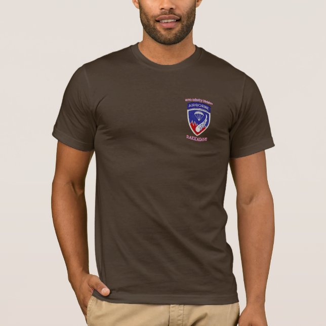 187:e Airborne Rakkasans Shirt Tee (Framsida)