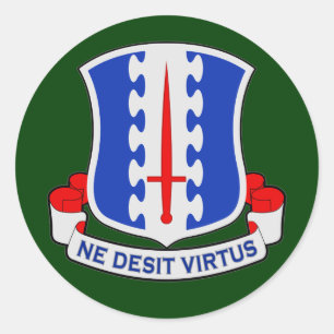 187. Infanterit Regiment (luftburen) DUI Runt Klistermärke