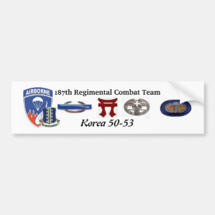 187. Regimental stridlagKorea bildekal