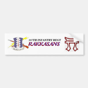 187TH Bildekal för INFANTERI RAKKASANS TORRI