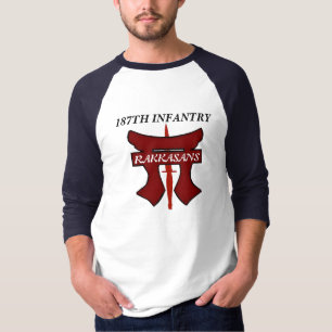 187TH SKJORTA för INFANTERI RAKKASANS T Shirt