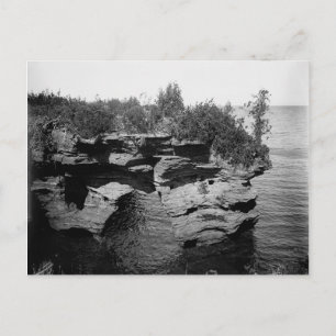 1880 Apostle-öarna, påvens näsa, Sjö Superior Vykort