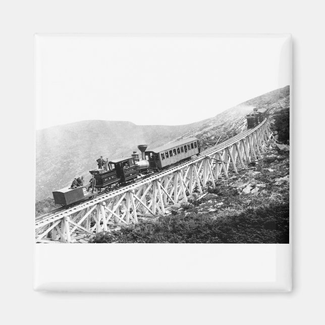 1880 Arbetspassagerare tåg Magnet (Framsidan)