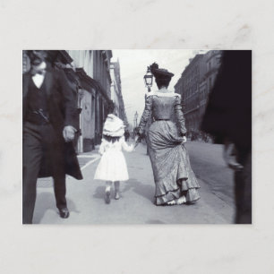 1880 Mor + Dotter i Boston Vykort